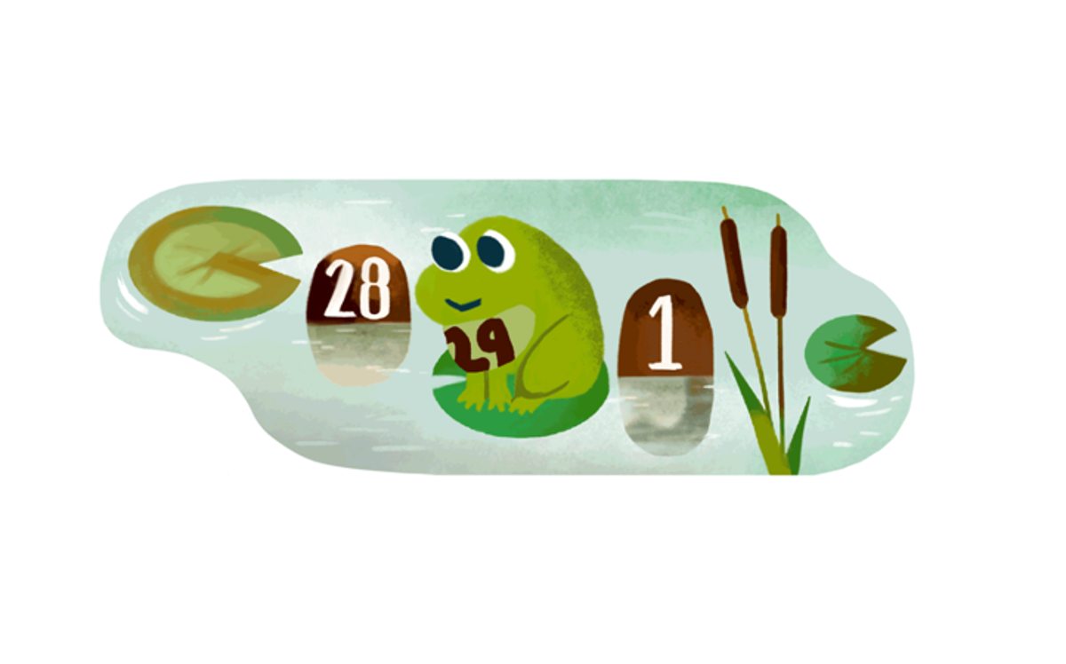 Google Doodle celebrates leap year The Independent